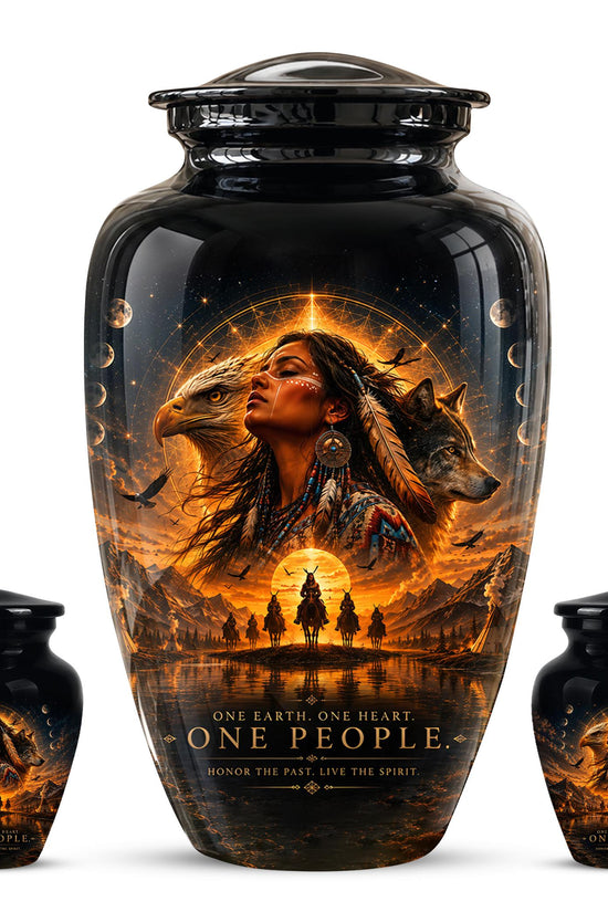 Personalized Urns for Human Ashes - Decorative Cremation Urn for Adults
