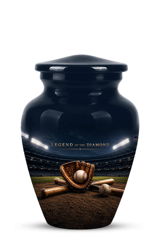 Baseball Glove Cremation Urn for Ashes - Legend of the Diamond Memorial Urn