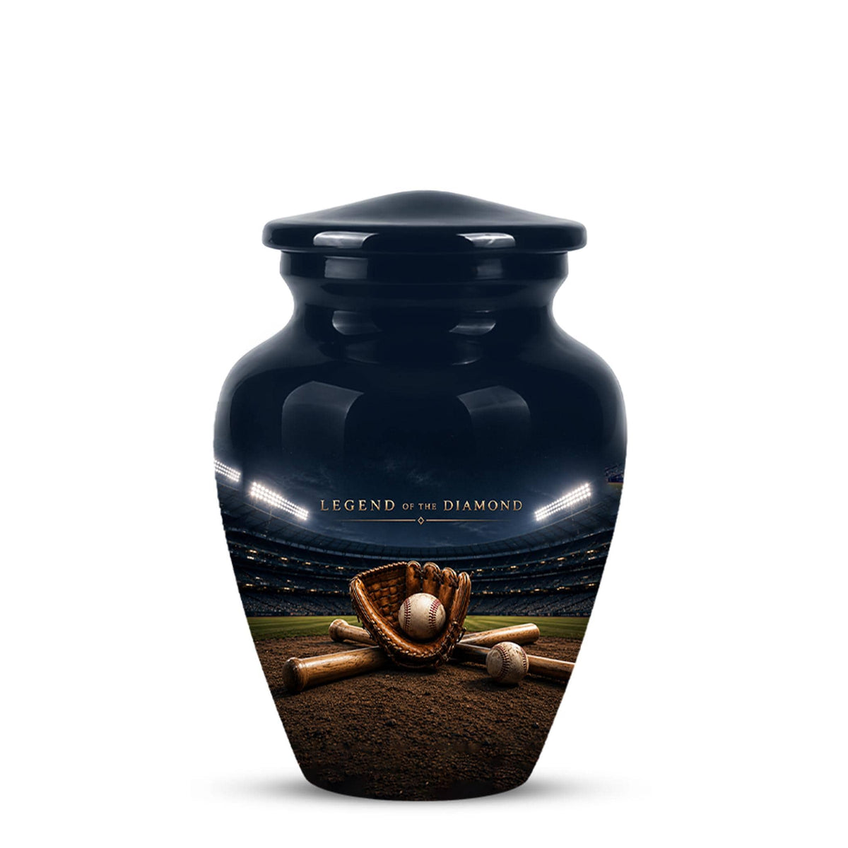 Baseball Glove Cremation Urn for Ashes - Legend of the Diamond Memorial Urn