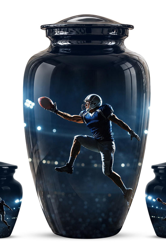 Sportsman Cremation Urn ? Football Memorial Keepsake for Adults