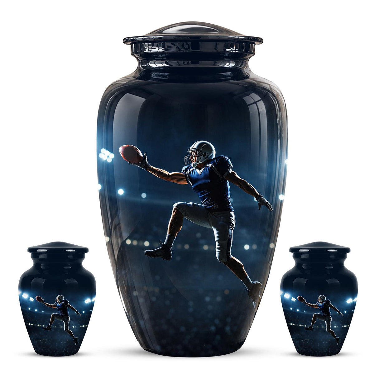 Sportsman Cremation Urn ? Football Memorial Keepsake for Adults