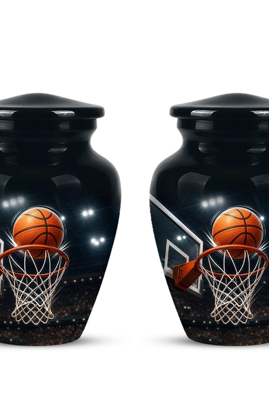 Basketball Cremation Urn, Sports Memorial Tribute, Adult Keepsake Urn