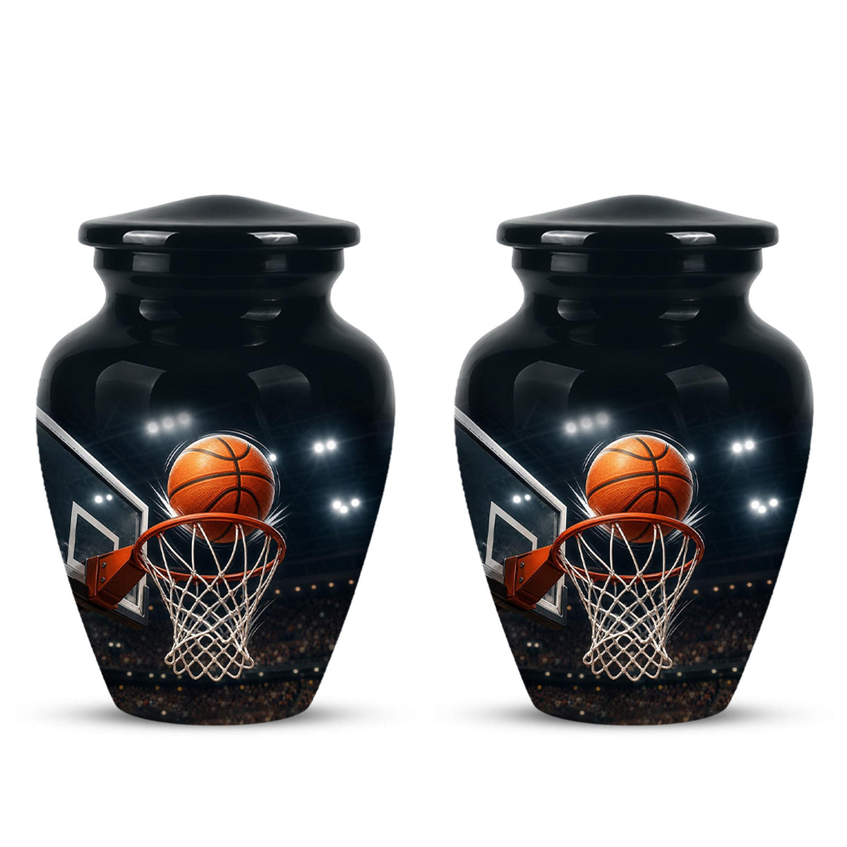 Basketball Cremation Urn, Sports Memorial Tribute, Adult Keepsake Urn