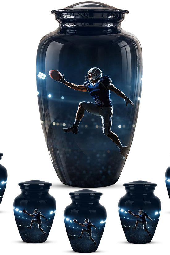 Sportsman Cremation Urn ? Football Memorial Keepsake for Adults