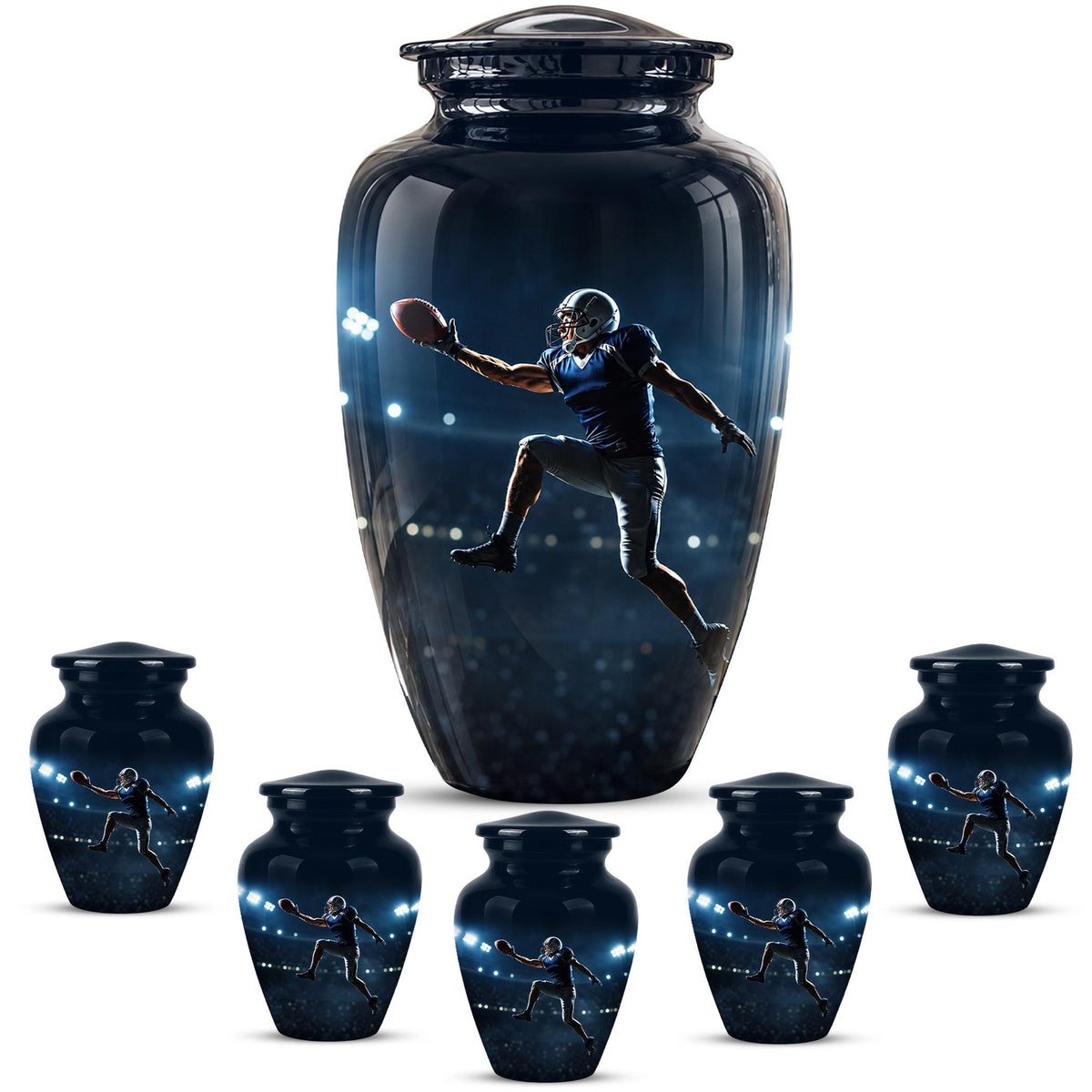 Sportsman Cremation Urn ? Football Memorial Keepsake for Adults