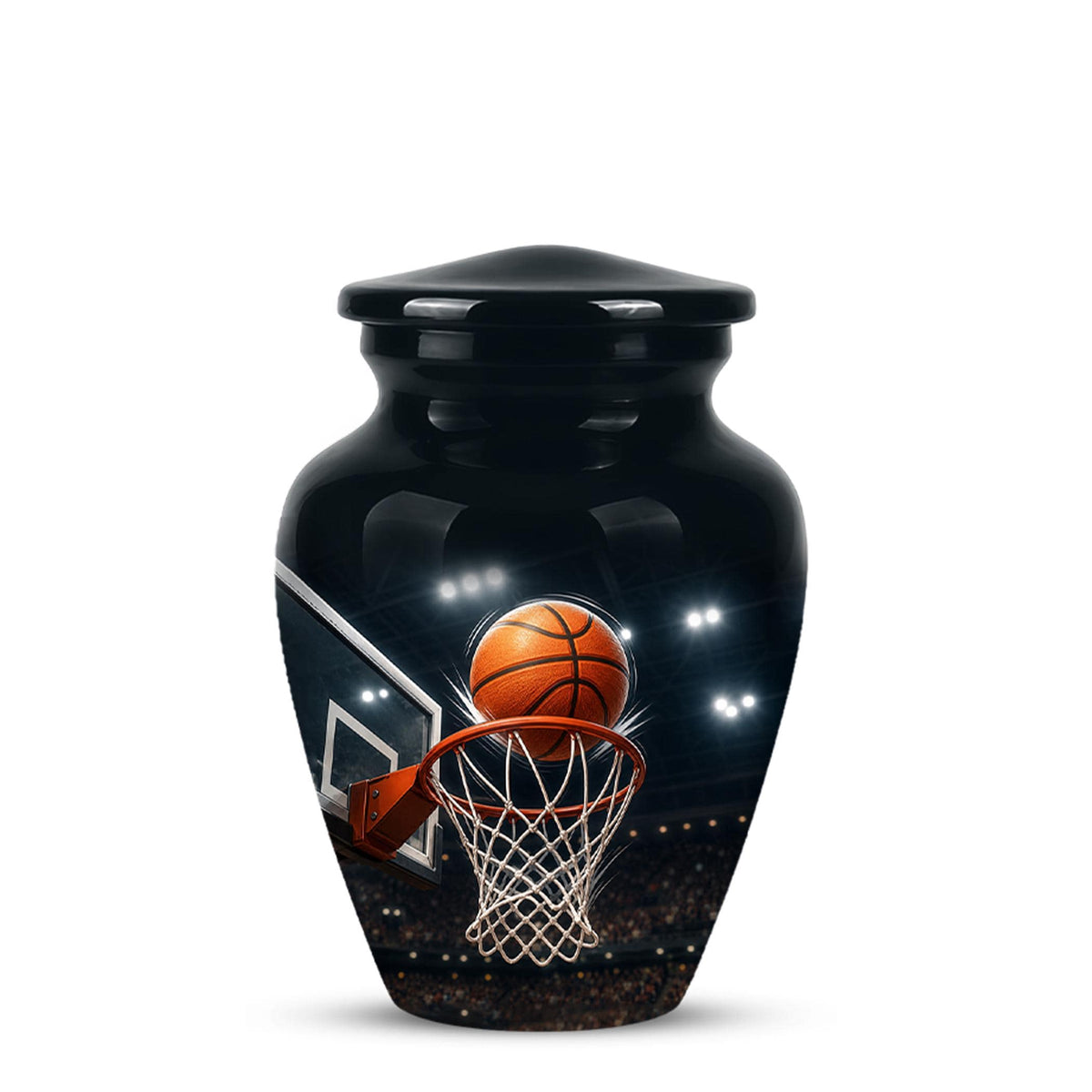 Basketball Cremation Urn, Sports Memorial Tribute, Adult Keepsake Urn