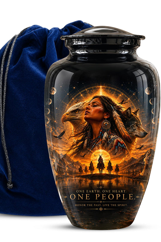 Personalized Urns for Human Ashes - Decorative Cremation Urn for Adults