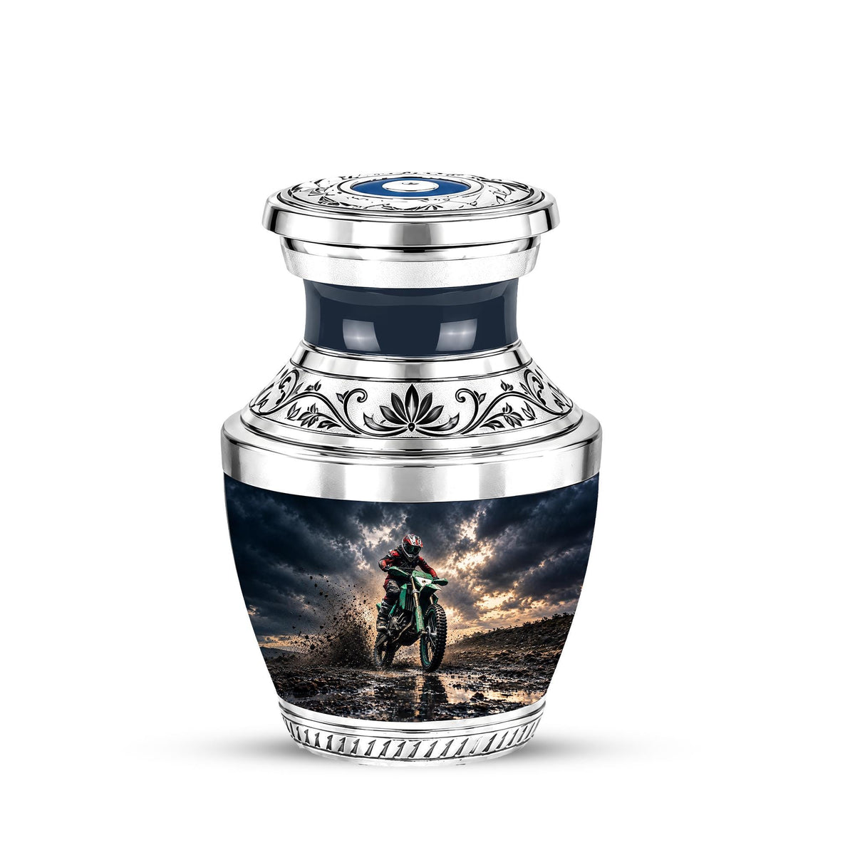 Motocross Dirt Bike Memorial Urn, Motorcycle Ashes Cremation Urn, Personalized Tribute