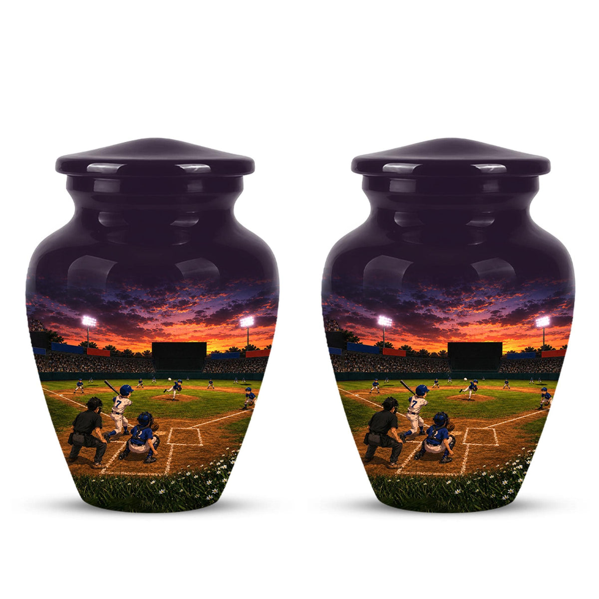Baseball Cremation Urn for Ashes - Youth Baseball Team Memorial Urn