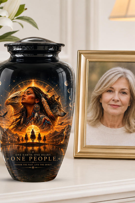 Personalized Urns for Human Ashes - Decorative Cremation Urn for Adults