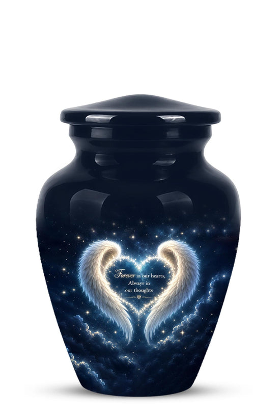 Angel Wings Memorial Urn - Personalized Keepsake for Ashes