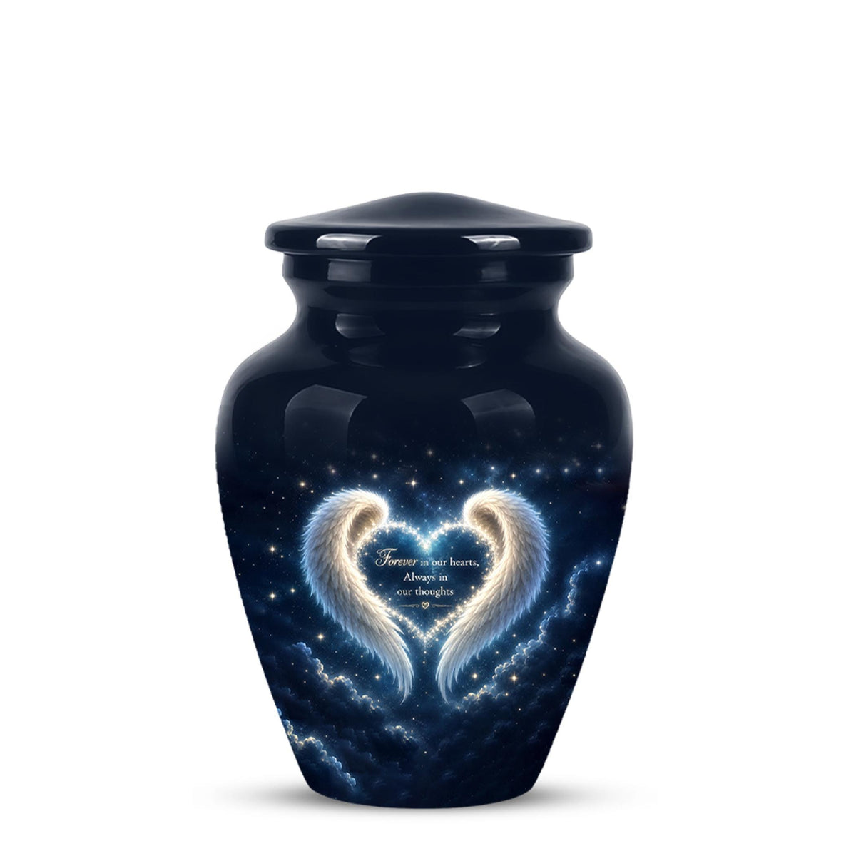 Angel Wings Memorial Urn - Personalized Keepsake for Ashes