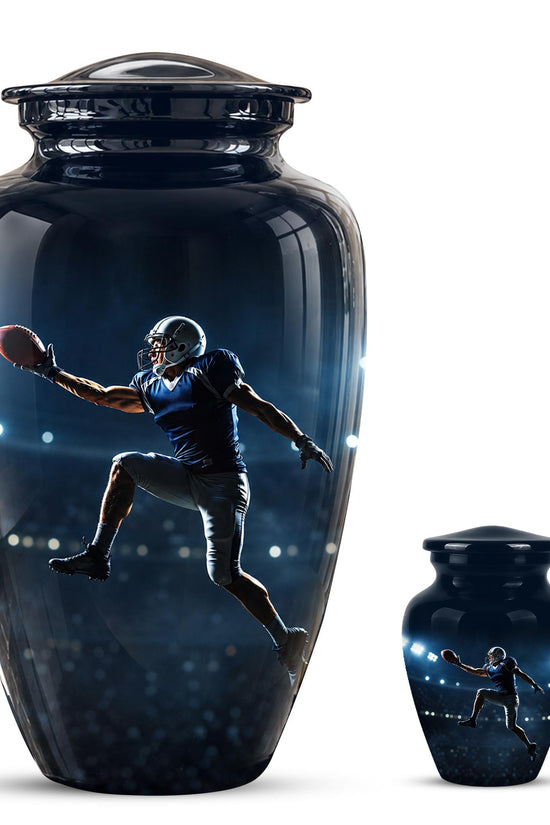 Sportsman Cremation Urn ? Football Memorial Keepsake for Adults