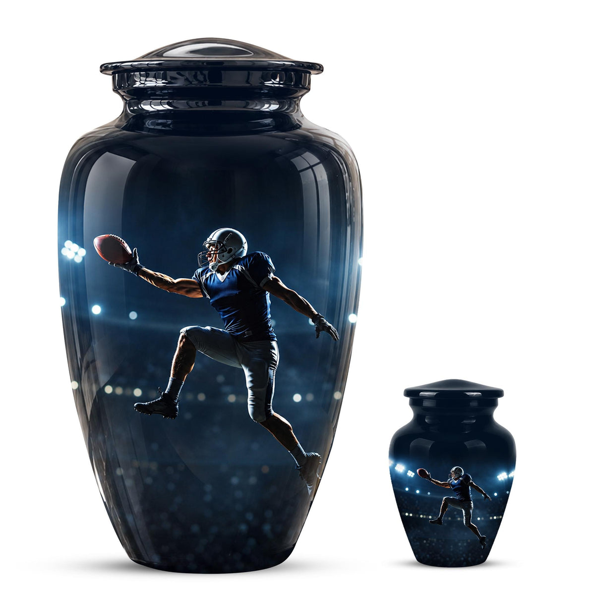 Sportsman Cremation Urn ? Football Memorial Keepsake for Adults