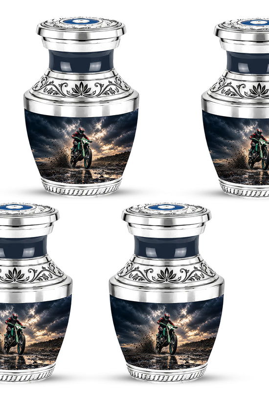 Motocross Dirt Bike Memorial Urn, Motorcycle Ashes Cremation Urn, Personalized Tribute