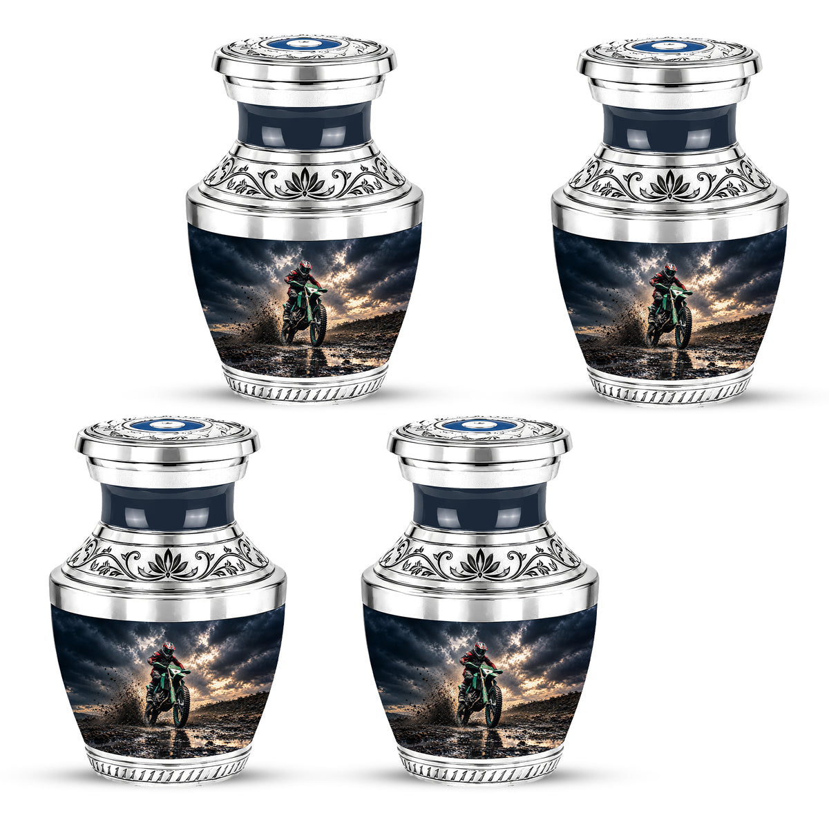 Motocross Dirt Bike Memorial Urn, Motorcycle Ashes Cremation Urn, Personalized Tribute