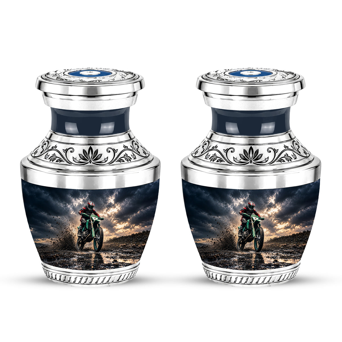 Motocross Dirt Bike Memorial Urn, Motorcycle Ashes Cremation Urn, Personalized Tribute