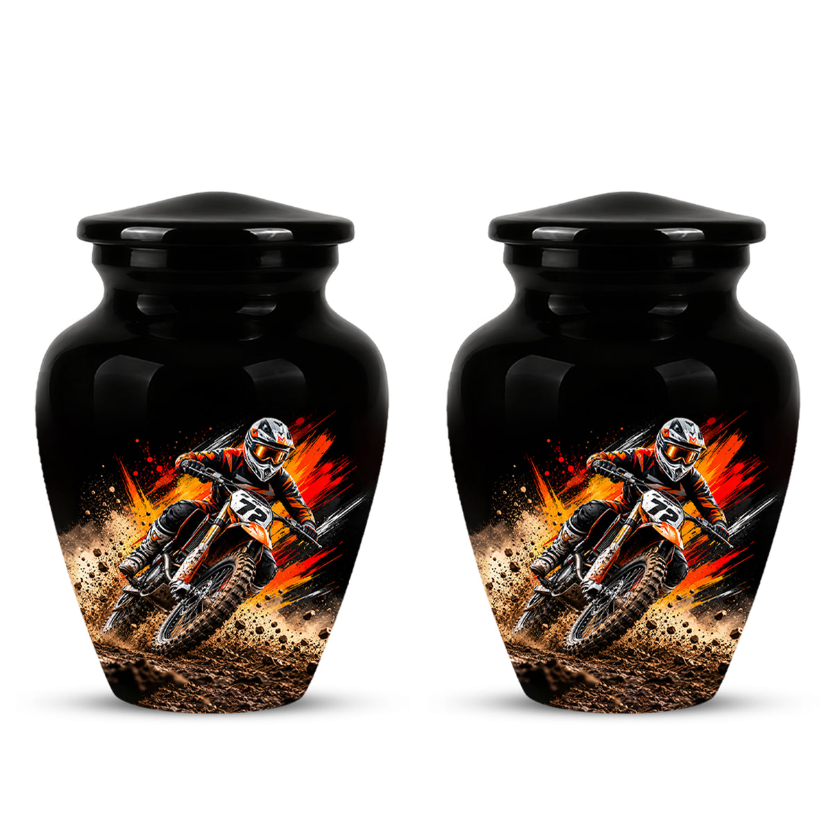 Motocross Cremation Urn, Dirt Bike Memorial, Motorcycle Ashes Urn