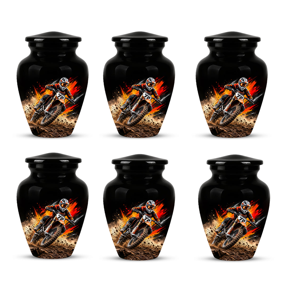 Motocross Cremation Urn, Dirt Bike Memorial, Motorcycle Ashes Urn