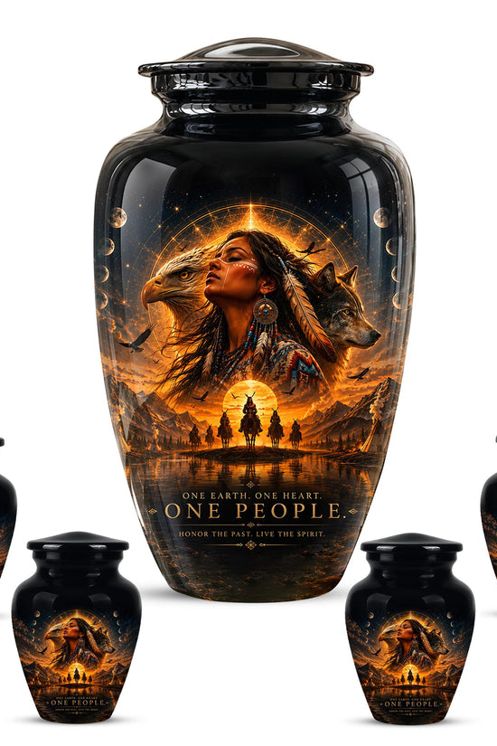 Personalized Urns for Human Ashes - Decorative Cremation Urn for Adults