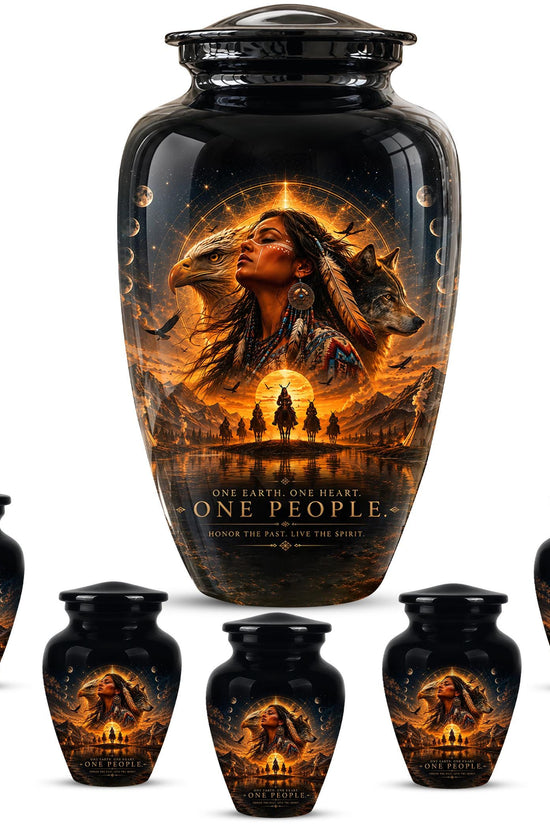 Personalized Urns for Human Ashes - Decorative Cremation Urn for Adults