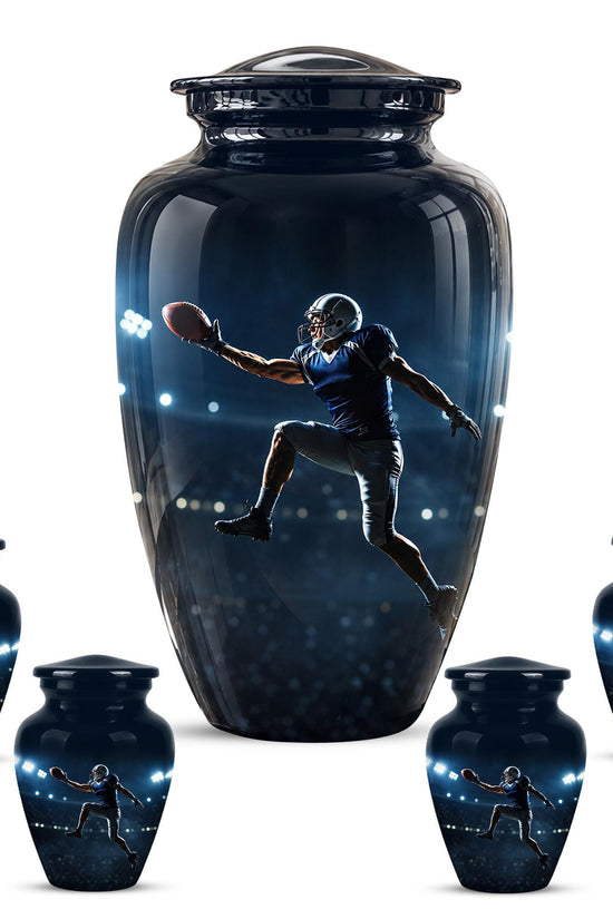 Sportsman Cremation Urn ? Football Memorial Keepsake for Adults