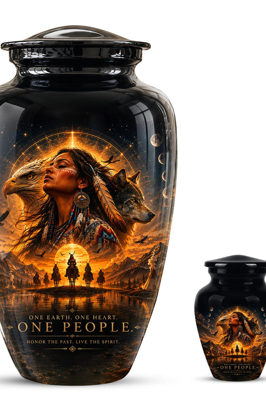 Personalized Urns for Human Ashes - Decorative Cremation Urn for Adults
