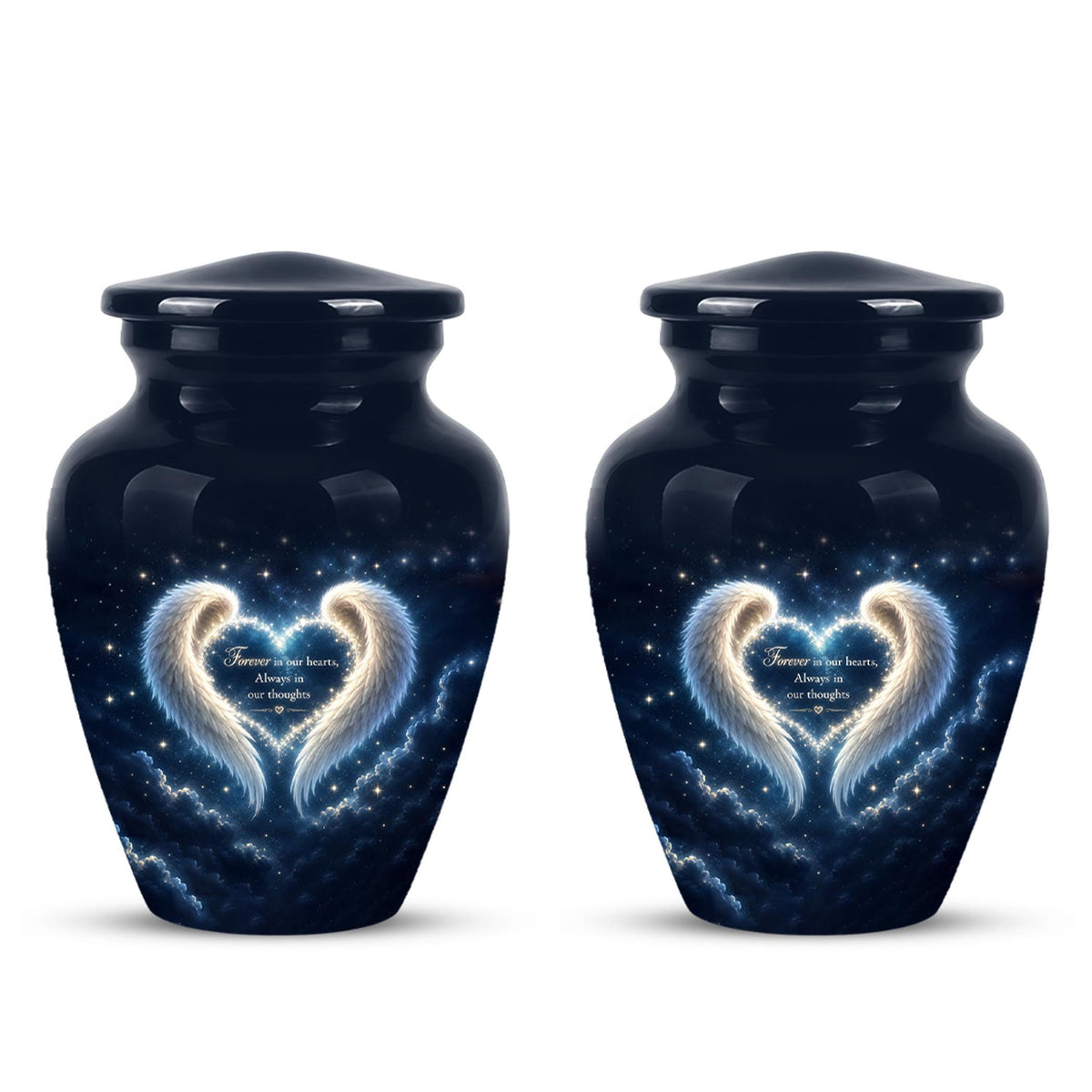 Angel Wings Memorial Urn - Personalized Keepsake for Ashes