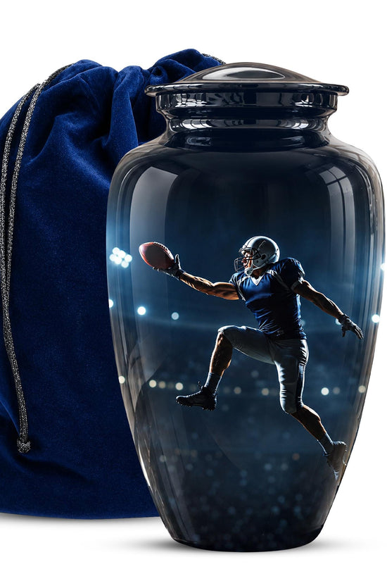 Sportsman Cremation Urn ? Football Memorial Keepsake for Adults